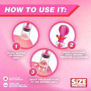 MAXtwist Clit & Nipple Triple Sucker Set