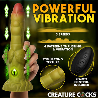 Eyegor Thrusting & Vibrating Silicone Dildo