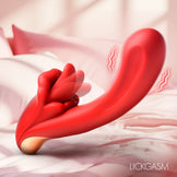 Lusty Licker Licking Silicone Vibrator