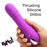 Thrusting Silicone Dildo