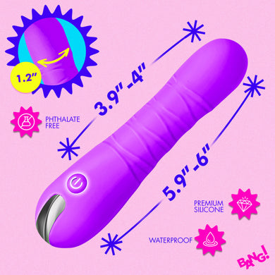 Thrusting Silicone Dildo