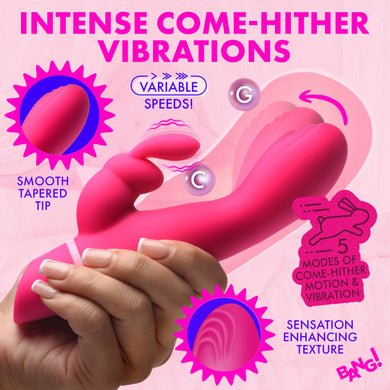 Come Hither Silicone Rabbit Vibrator