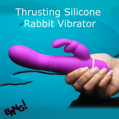 Thrusting Silicone Rabbit Vibrator