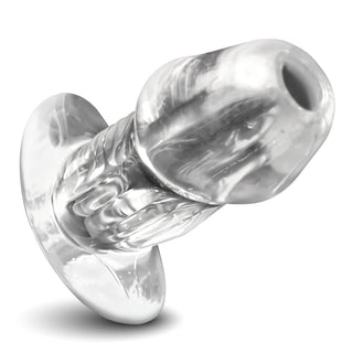 Dicked Clear Hollow Anal Plug