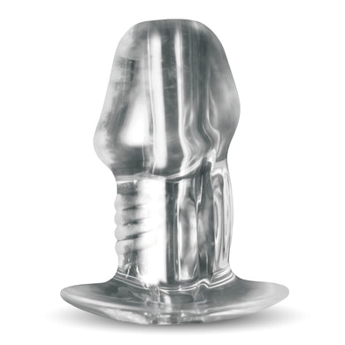 Dicked Clear Hollow Anal Plug