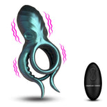 Octo-Grip Vibrating Silicone Cock Ring