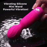 Vibrating Silicone Mini Wand