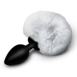 Fluffy Bunny Tail Silicone Plug