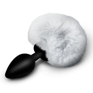Fluffy Bunny Tail Silicone Plug