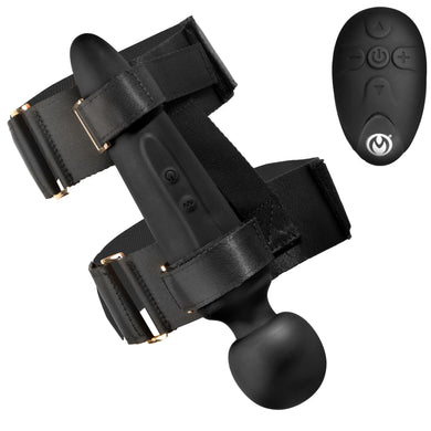 Thunderstick Forced Orgasm Thigh Strap and Wand Set