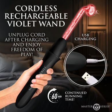 Elektrawand Rechargeable Violet Wand w/ Attachments