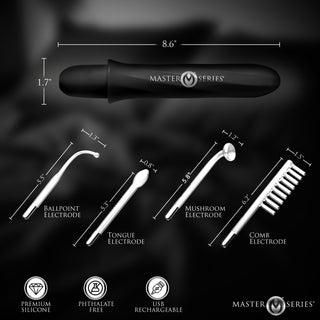 Elektrawand Rechargeable Violet Wand w/ Attachments