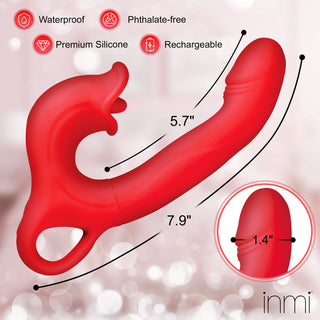 Flickers Kissing & Flicking Silicone Vibrator