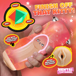 Mochi the Cat Girl Vibrating Pussy Stroker