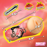 Mochi the Cat Girl Vibrating Pussy Stroker