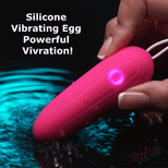 Pink Silicone Vibrating Egg