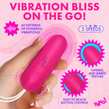 Pink Silicone Vibrating Egg