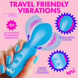 Vibrating Silicone Mini Wand