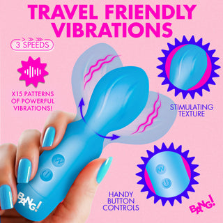 Vibrating Silicone Mini Wand