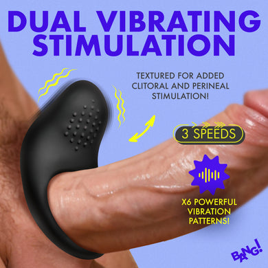 Vibrating Silicone Cock Ring