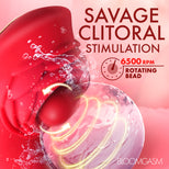 Petal Twirl Clit Massaging Silicone Vibrator