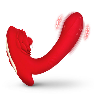 Petal Twirl Clit Massaging Silicone Vibrator