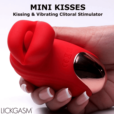 Mini Kisses Kissing + Vibrating Clitoral Stimulator