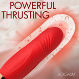 Bliss Kiss Kissing Clitoral Stimulator w/ Thrusting Vibrator