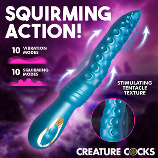 Tenta-Squirm Squirming Silicone Vibrator