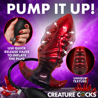 Asstopus Inflatable Silicone Anal Plug