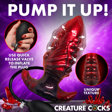 Asstopus Inflatable Silicone Anal Plug