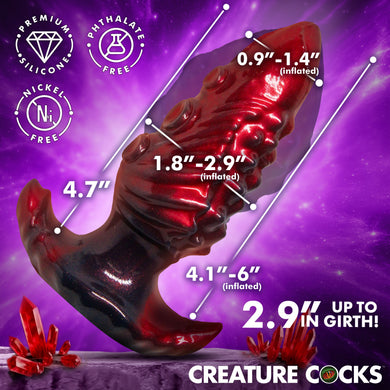 Asstopus Inflatable Silicone Anal Plug
