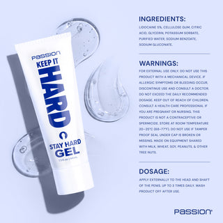 1.5oz Keep It Hard Stay Hard Gel