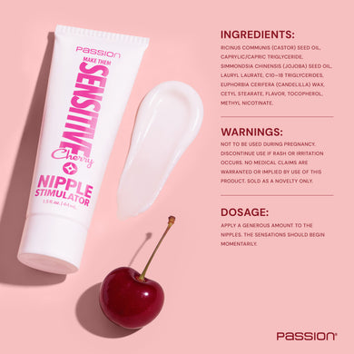 1.5oz Make Them Sensitive Cherry Nipple Stimulator