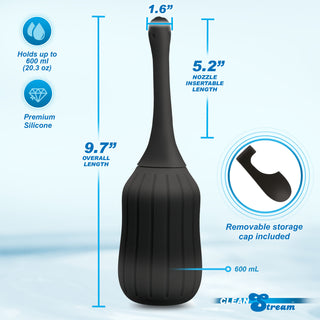 Silicone Enema Bulb w/ Posable Nozzle