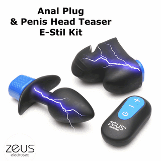 E-Stim Anal Plug & Head Teaser Kit
