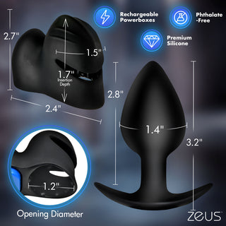 E-Stim Anal Plug & Head Teaser Kit