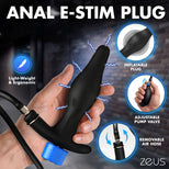 E-Stim Inflatable Anal Plug & Urethral Sound Kit