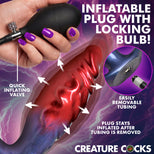 Anal Invader Inflatable Silicone Anal Plug