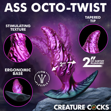 Octo-Twist Silicone Anal Plug