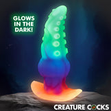 Kraken Glow-in-the-Dark Silicone Anal Plug