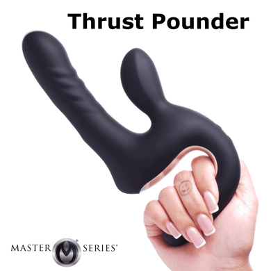 Thrust Pounder Thrusting Silicone Vibrator