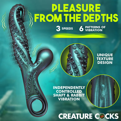 Tentacle Silicone Rabbit Vibrator