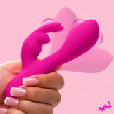 Flexible Vibrating Silicone Mini Rabbit
