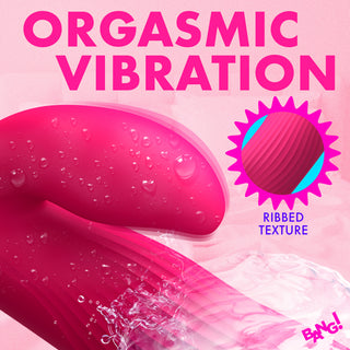 Flexible Ribbed Silicone Rabbit Vibrator
