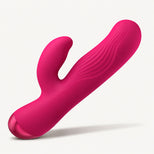 Flexible Ribbed Silicone Rabbit Vibrator