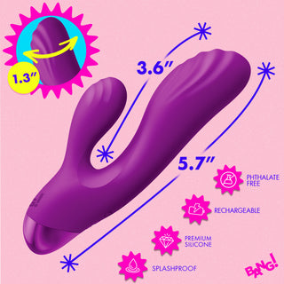 Flexible G-Spot Silicone Rabbit Vibrator