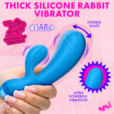 Flexible Thick Silicone Rabbit Vibrator