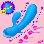 Flexible Thick Silicone Rabbit Vibrator