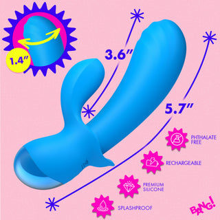Flexible Thick Silicone Rabbit Vibrator
